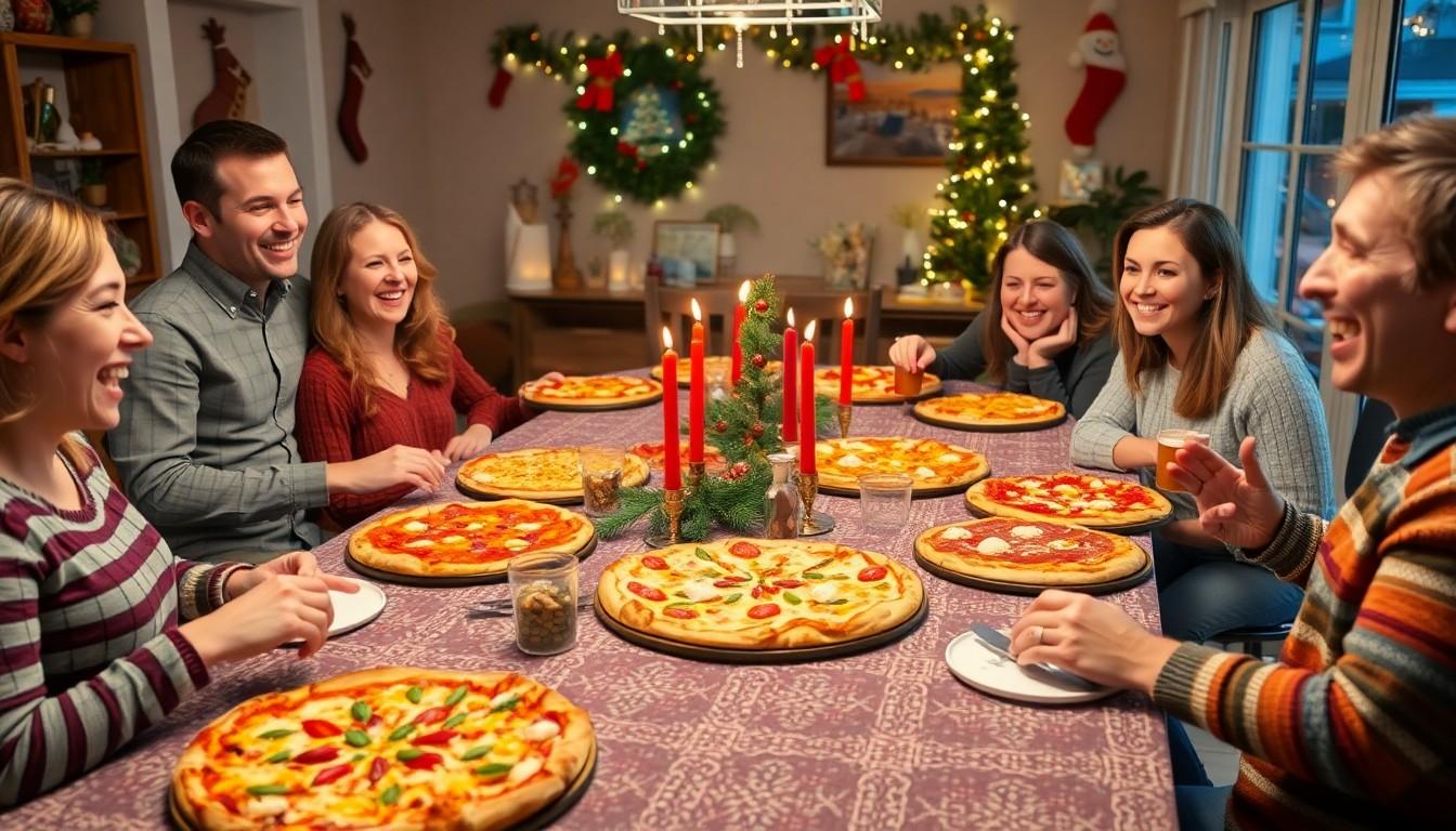 25 Cheesy Christmas Pizza Puns That'll Sleigh Your Holiday Party 4 25 Cheesy Christmas Pizza Puns That'll Sleigh Your Holiday Party 3